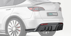 Paktechz Tesla Model Y Carbon Fiber Body Kit - Rear Diffuser