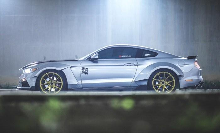 CMST Carbon Fiber Side Skirts for Ford Mustang S550.1 2015- 2017