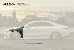 Ailes de performance en carbone sec Aulena Design pour Mercedes-Benz CLA45