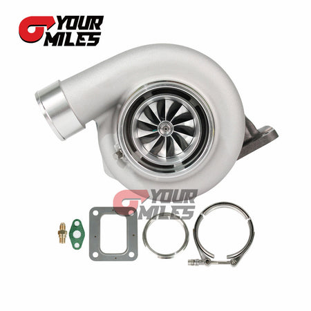 Yourmiles Reverse Rotation GEN II GTX3584RS Dual Ball Bearing Flank Milled Wheel Turbo T4 0.82 Vband TH