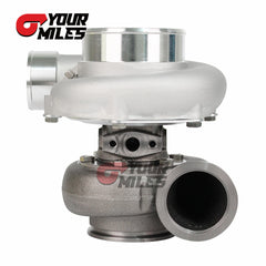 Yourmiles Reverse Rotation GEN II GTX3582R Dual Ball Bearing Billet Wheel Turbo Dual Vband .83/1.01 With Flanges&Clamps