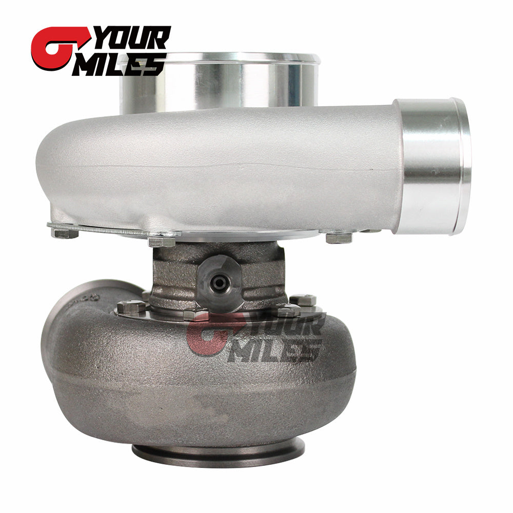 Yourmiles Reverse Rotation GEN II GTX3582R Dual Ball Bearing Billet Wheel Turbo Dual Vband .83/1.01 With Flanges&Clamps