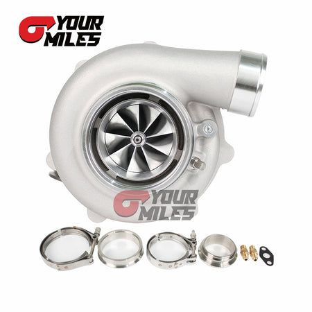 Yourmiles G35-1050 Ceramic Dual Ball Bearing Billet Wheel Turbocharger T3/T4.82/0.83/1.01/1.21 DV Hsg
