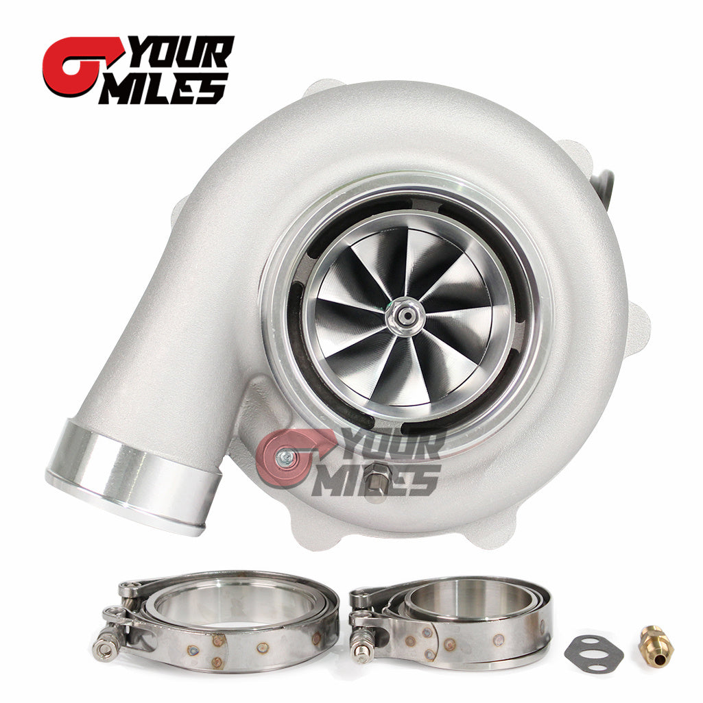 Yourmiles Reverse Rotation G35-1050 Ceramic Dual Ball Bearing Billet Comp. Wheel Turbo 0.83/1.01/1.21 DVband Hsg