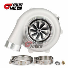Yourmiles Reverse Rotation G35-1050 Ceramic Dual Ball Bearing Billet Comp. Wheel Turbo 0.83/1.01/1.21 DVband Hsg