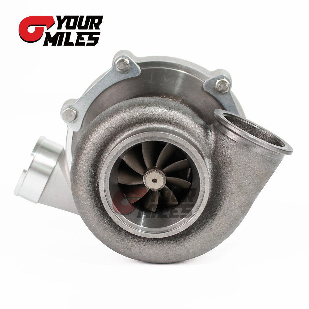 Yourmiles Reverse Rotation G35-1050 Ceramic Dual Ball Bearing Billet Comp. Wheel Turbo 0.83/1.01/1.21 DVband Hsg