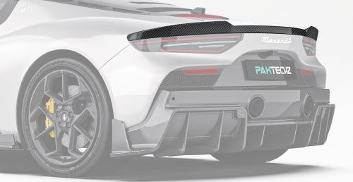 Paktechz Maserati MC20 Carbon Fiber Body Kit - Rear Spoiler