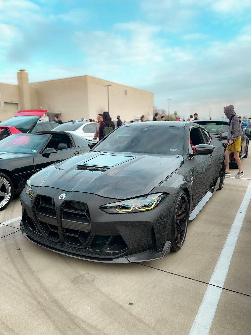 CMST Carbon Fiber Clearview Glass Hood Bonnet For BMW M3 G80 M4 G82 G83