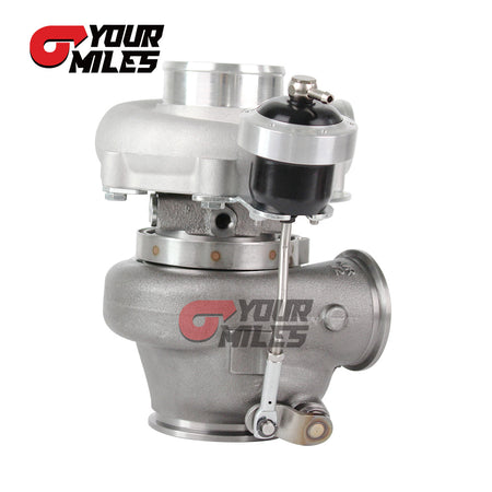 Yourmiles Wastegated G25-550 Dual Ball Bearing Point Milled Comp. Wheel TurboCharger 0.72 A/R Vband TH