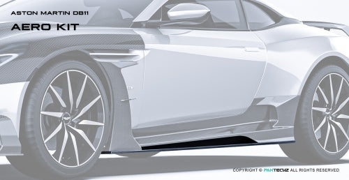 Paktechz Aston Martin DB11 Carbon Fiber Body Kit - Side Skirts Trim