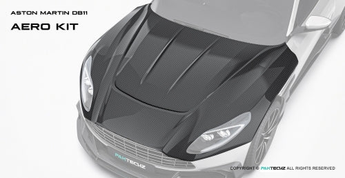 Paktechz Aston Martin DB11 Carbon Fiber Body Kit - Hood
