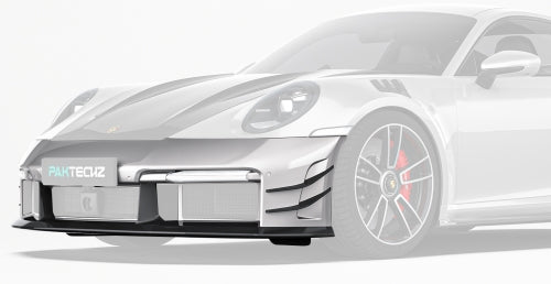 Paktechz Porsche 911 992 Turbo S Carbon Fiber Body Kit - Front Bumper