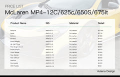 McLaren MP4-12C/625c/650S/675lt upgrade 675LT Style MSO Style