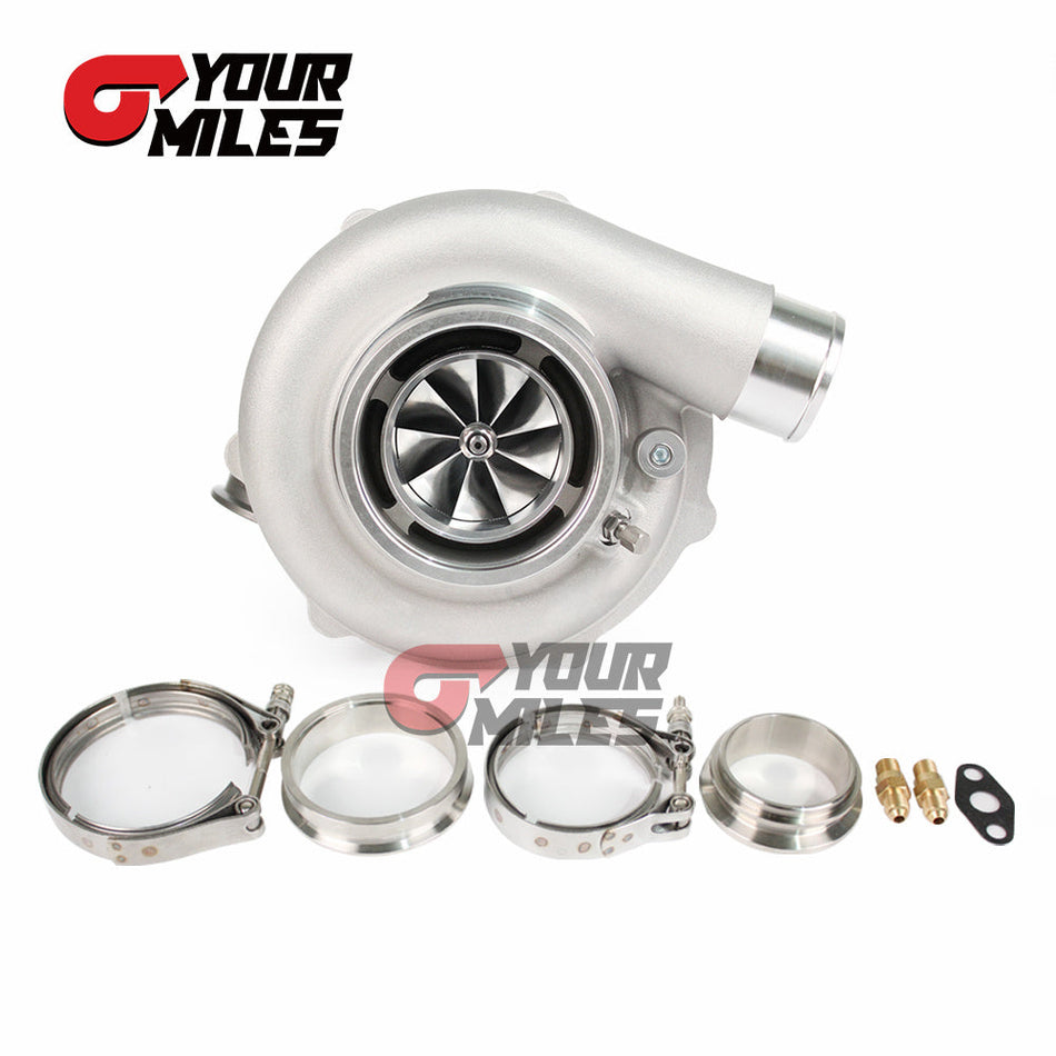 Yourmiles G35-900 Ceramic Dual Ball Bearing Billet Wheel Turbo T3/T4.82/0.83/1.01/1.21 DV Hsg