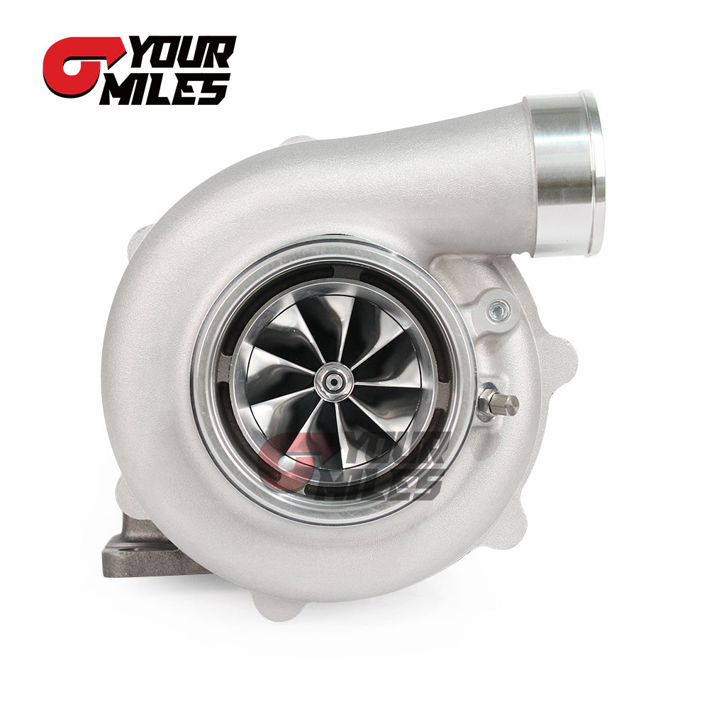 Yourmiles G35-1050 Ceramic Dual Ball Bearing Billet Wheel Turbocharger T3/T4.82/0.83/1.01/1.21 DV Hsg