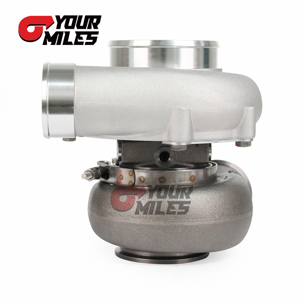 Yourmiles G35-1050 Ceramic Dual Ball Bearing Billet Wheel Turbocharger T3/T4.82/0.83/1.01/1.21 DV Hsg