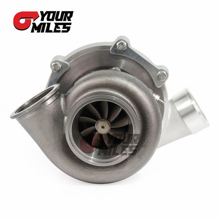 Yourmiles G35-1050 Ceramic Dual Ball Bearing Billet Wheel Turbocharger T3/T4.82/0.83/1.01/1.21 DV Hsg