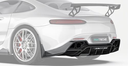 Paktechz Mercedes-Benz AMG GT/GTS C190 Ver.1 Carbon Fiber Body Kit - Rear Diffuser
