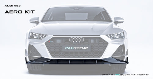 Paktechz Audi RS7 C8 Carbon Fiber Body Kit - Front Lip