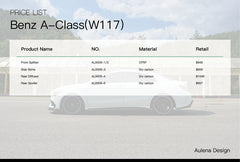 Mercedes-Benz CLA-Class(W117) Aulena Design dry carbon performance body kit