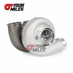 Yourmiles Reverse Rotation G42-1200 Compact TurboCharger Journal Bearing Billet Wheel 1.01/1.15/1.28 Dual V-band Housing
