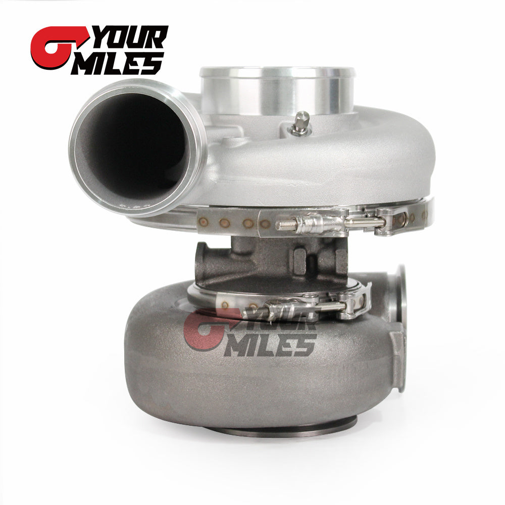 Yourmiles Reverse Rotation G42-1200 Compact TurboCharger Journal Bearing Billet Wheel 1.01/1.15/1.28 Dual V-band Housing