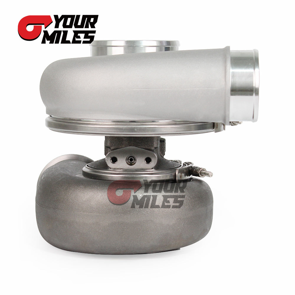 Yourmiles Reverse Rotation G42-1200 Compact TurboCharger Journal Bearing Billet Wheel 1.01/1.15/1.28 Dual V-band Housing