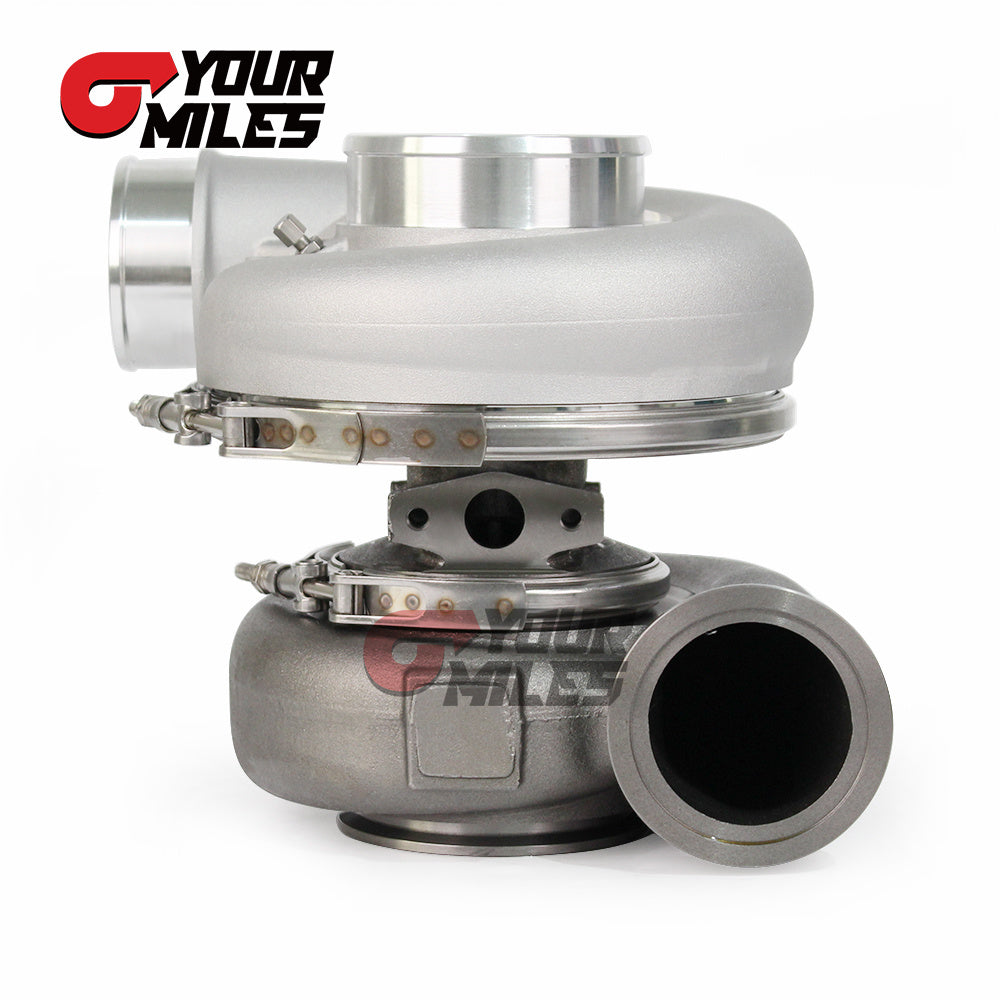 Yourmiles Reverse Rotation G42-1200 Compact TurboCharger Journal Bearing Billet Wheel 1.01/1.15/1.28 Dual V-band Housing