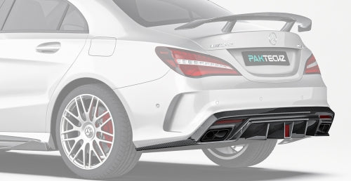 Paktechz Mercedes-Benz CLA W117/C117 Carbon Fiber Body Kit - Rear Diffuser