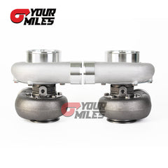 Yourmiles GEN II GTX3584RS Dual Ball Bearing Twin Turbocharger Up to 2000HP