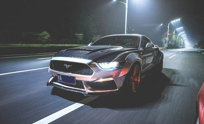 CMST Carbon Fiber Side Skirts for Ford Mustang S550.1 2015- 2017