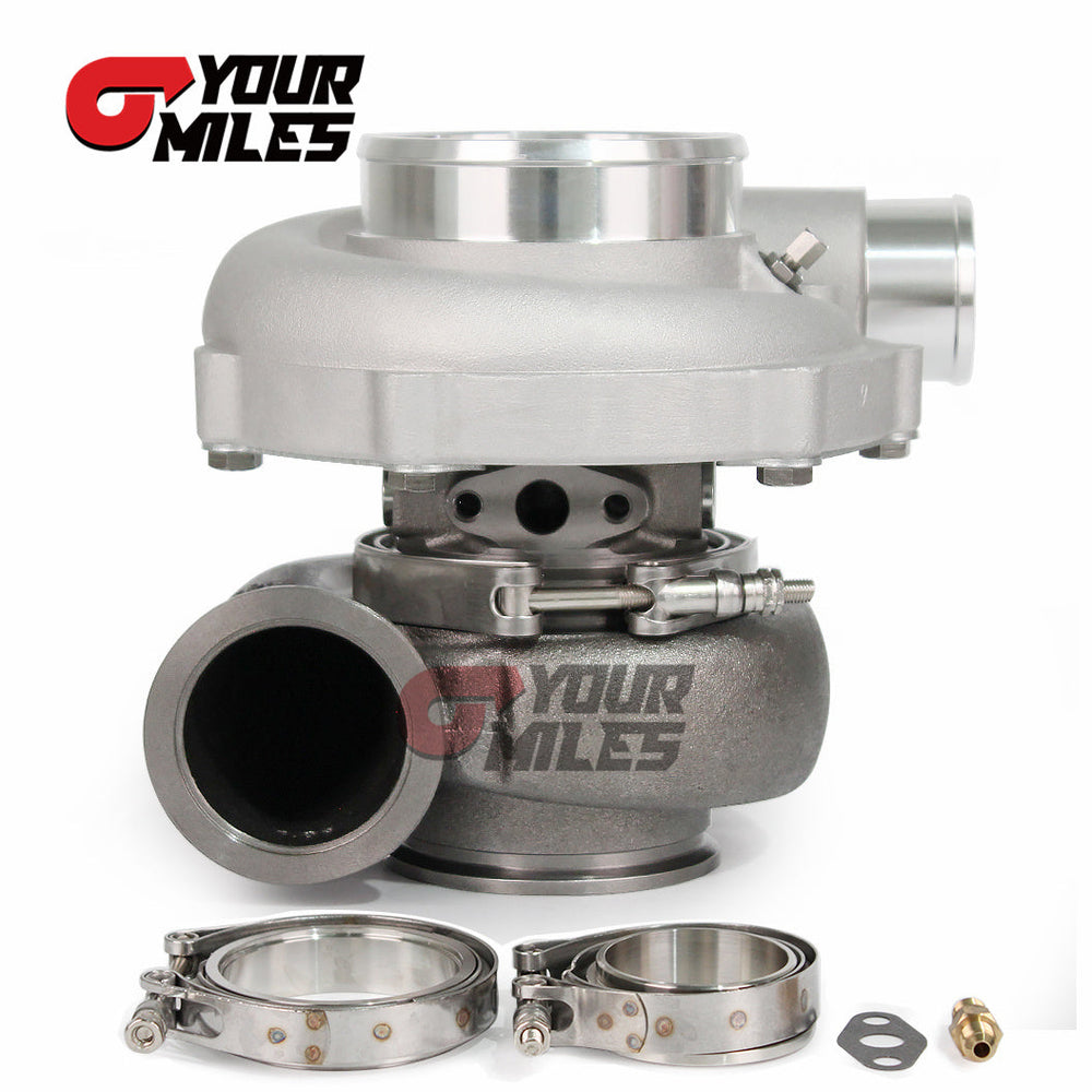 Yourmiles G30-770 Non Wastegate Billet Comp. Wheel Dual Ball Bearing TurboCharger T3.82V/0.83/1.01/1.21 DV Hsg