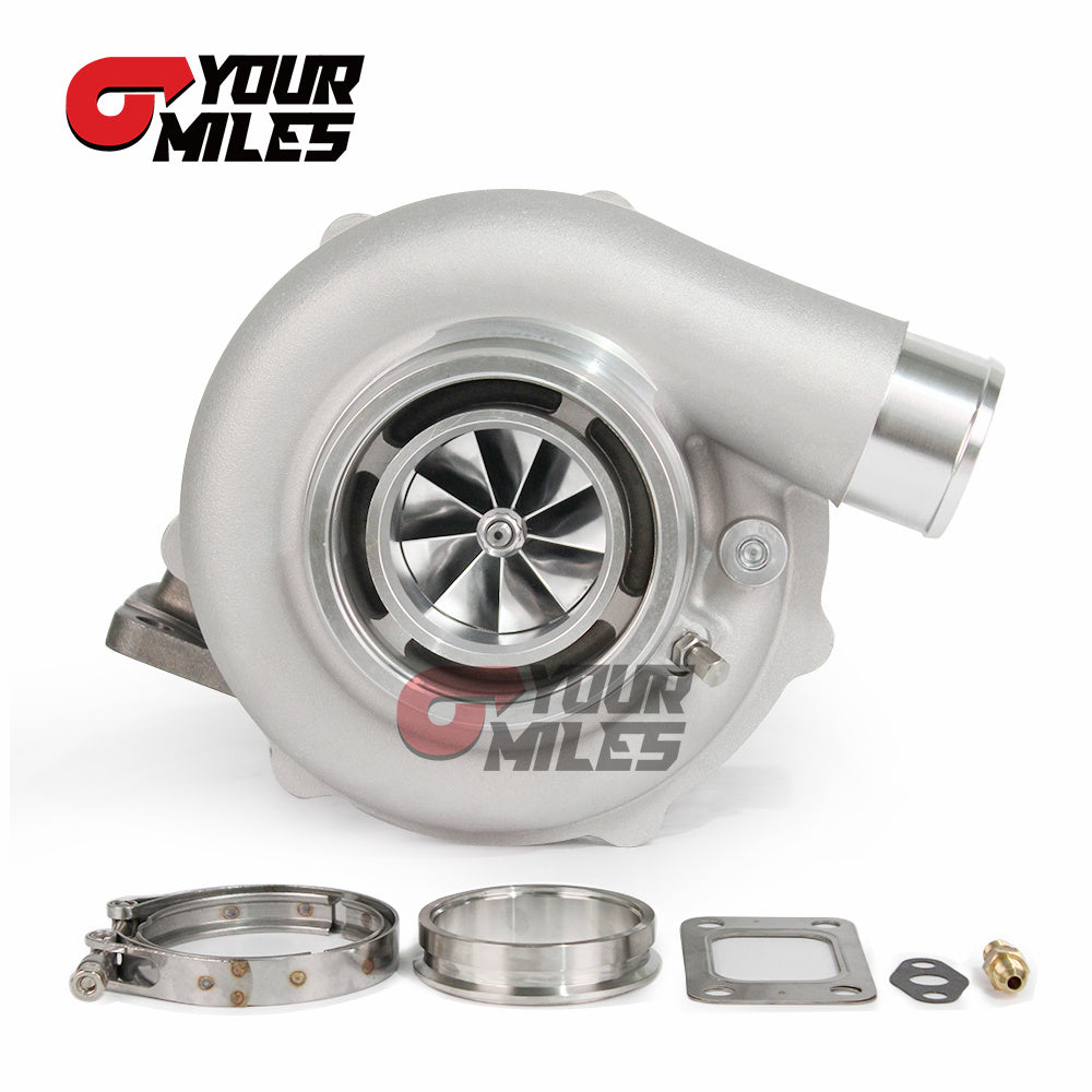 Yourmiles G30-770 Non Wastegate Billet Comp. Wheel Dual Ball Bearing TurboCharger T3.82V/0.83/1.01/1.21 DV Hsg
