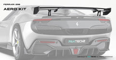 Paktechz Ferrari 296 GTB/GTS Carbon Fiber Body Kit - Rear Spoiler