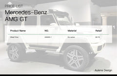Mercedes-Benz G-Class 4*4 OEM Style Trockencarbon Performance Karosseriekit
