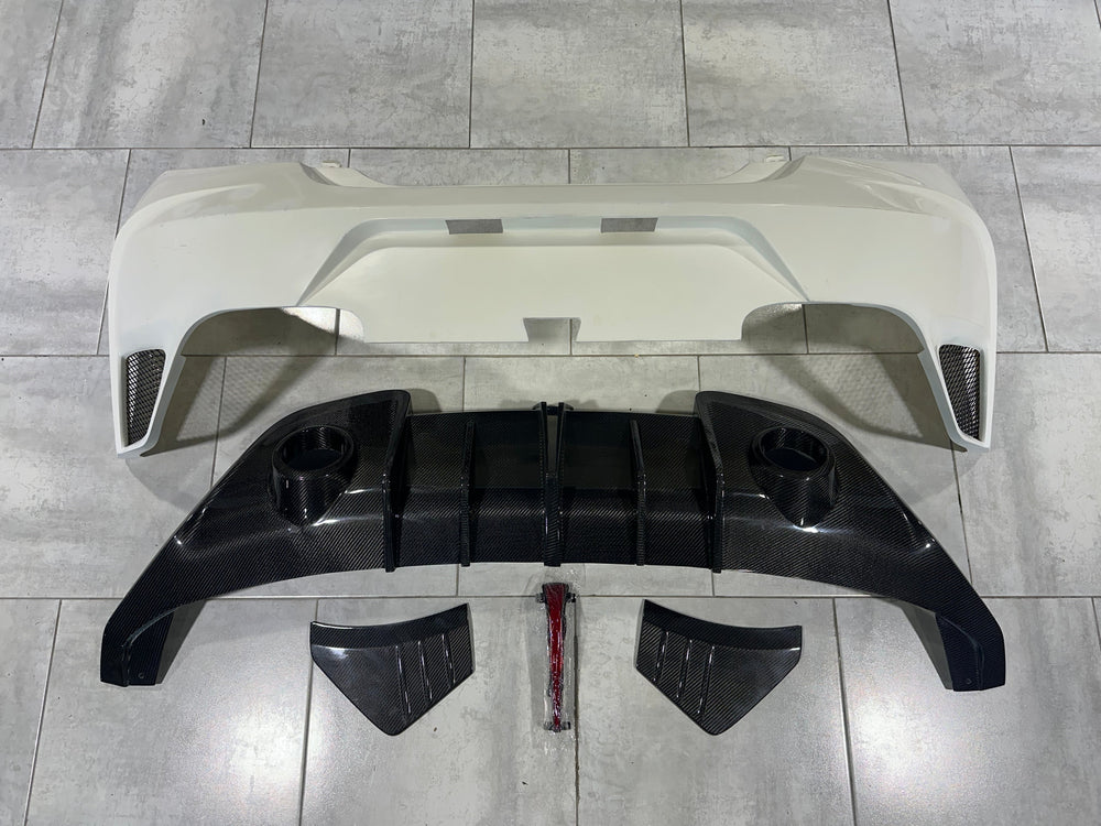 Robot "SHINNING" Narrow Body Rear Bumper & Diffuser For Toyota GR86 Subaru BRZ