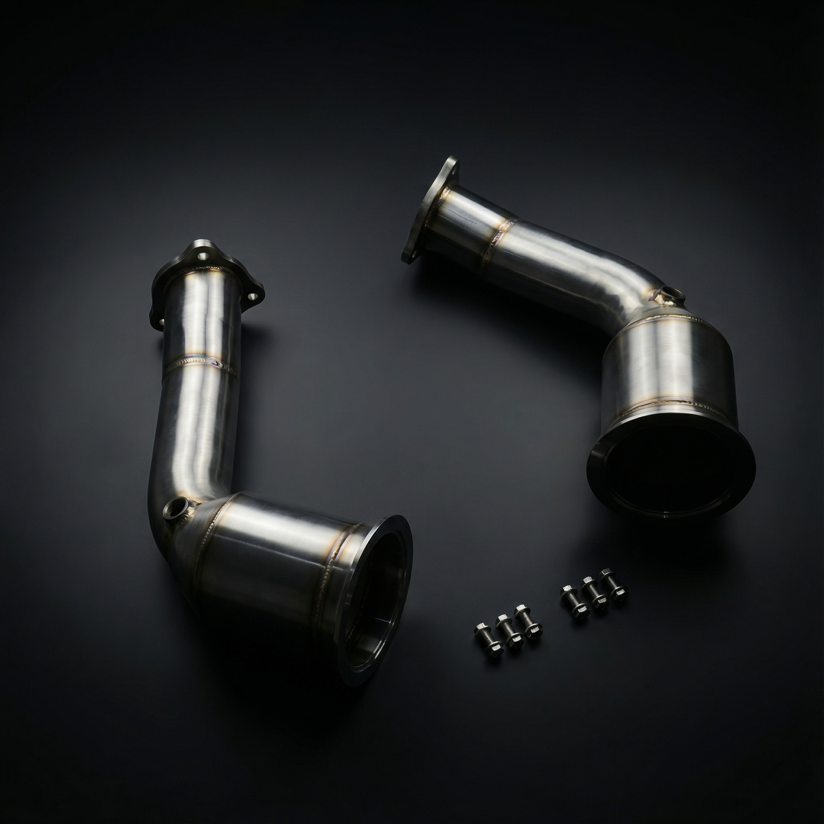 Audi RS4 (B9) / RS5 (F5) 2018-2019 2.9T V6 TFSI Catless Downpipes | AME Motorsport