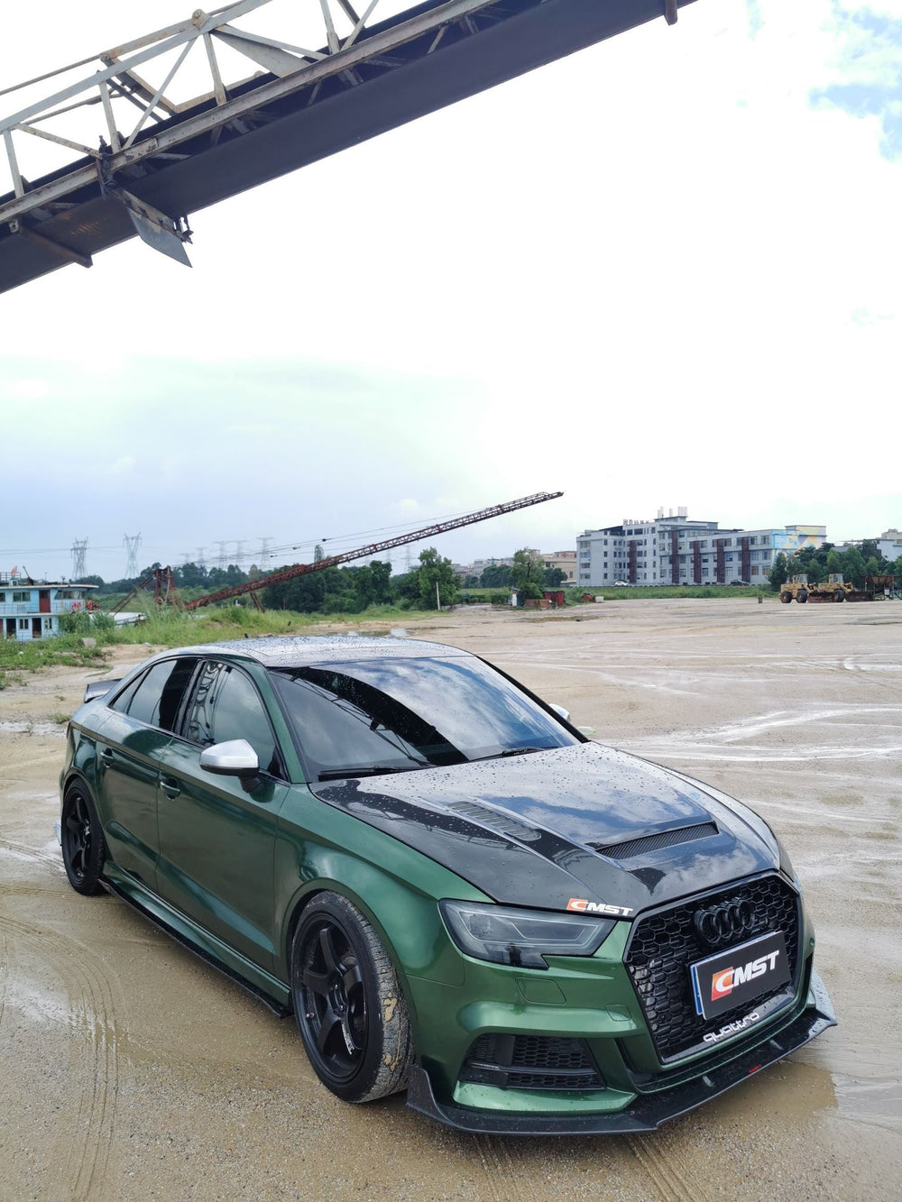 CMST Carbon Fiber Side Skirt for Audi S3 & A3 S Line & A3 2014-2020