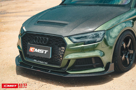 CMST Carbon Fiber Hood Bonnet Ver.1 for Audi RS3 2018-2020 & 2014-2020 A3 & A3 S Line & S3