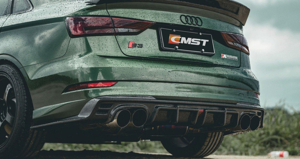 CMST Carbon Fiber Rear Diffuser for Audi A3 S3 2017-2020