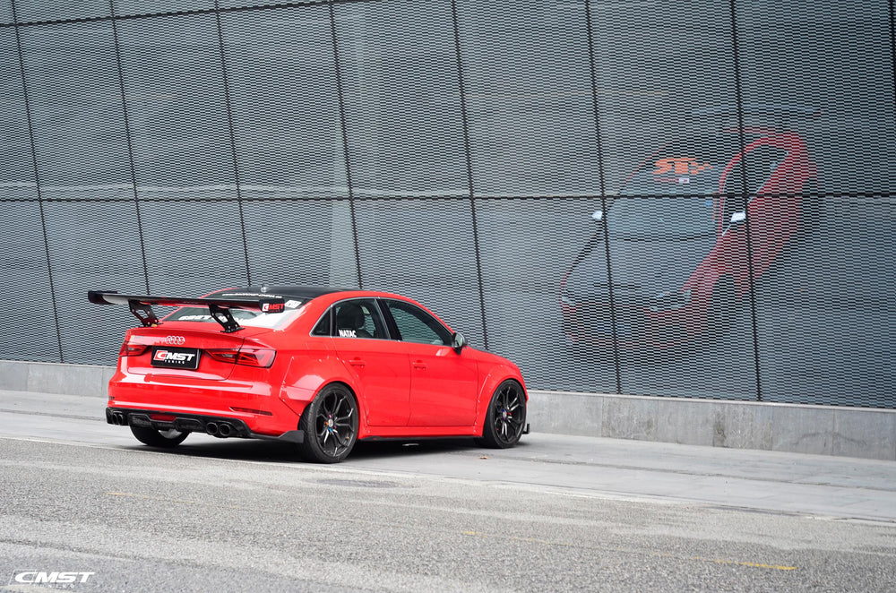 CMST Carbon Rear Spoiler GT Wing Ver.1 for Audi A3 S3 RS3 2014 - 2020
