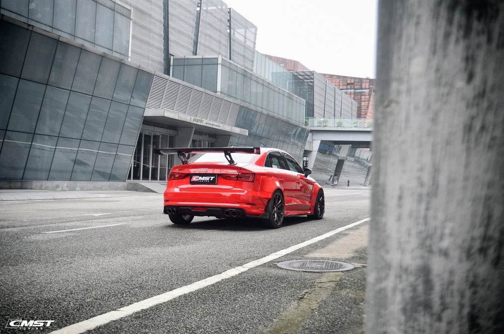 CMST Carbon Rear Spoiler GT Wing Ver.1 for Audi A3 S3 RS3 2014 - 2020