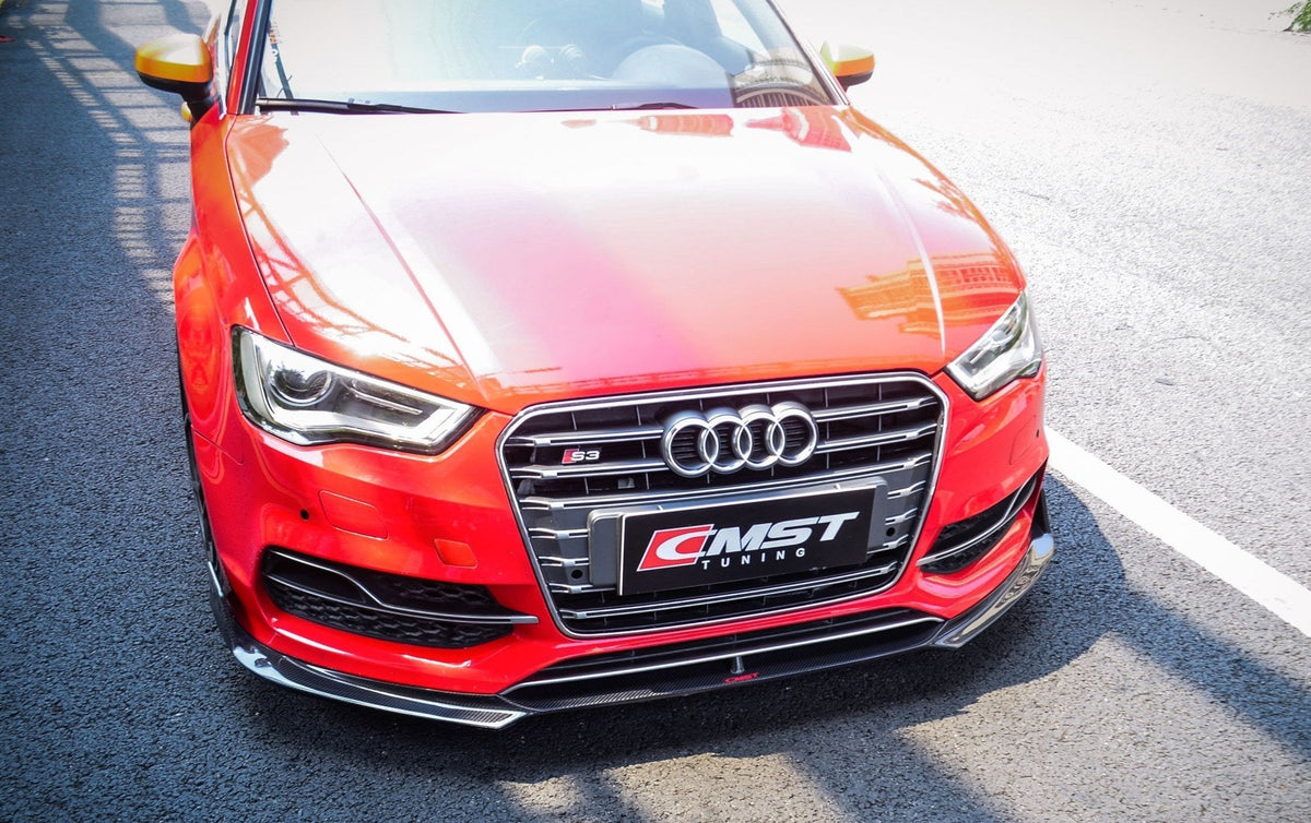 CMST Carbon Fiber Front Lip for Audi A3 S-Line S3 2014 - 2016