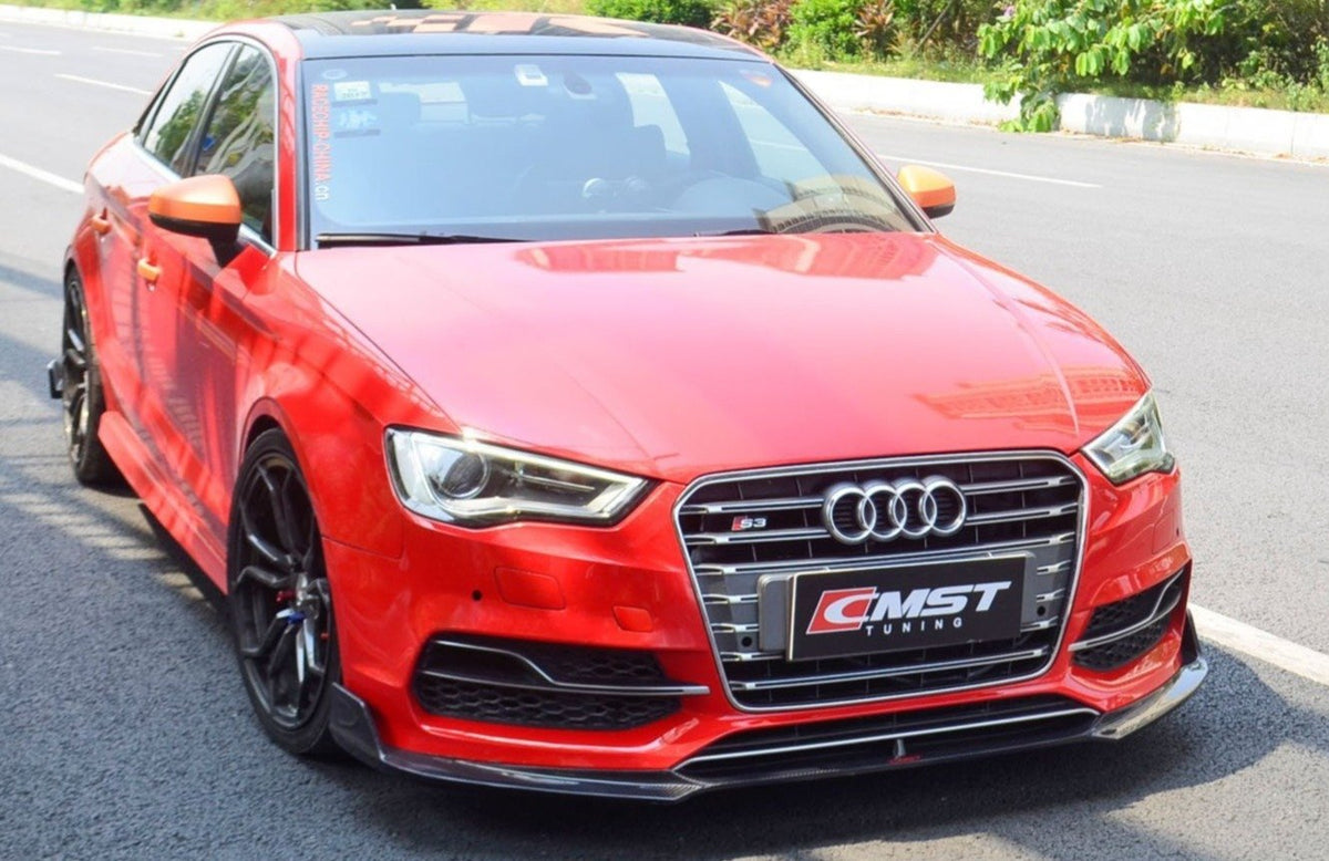 CMST Carbon Fiber Front Lip for Audi A3 S-Line S3 2014 - 2016