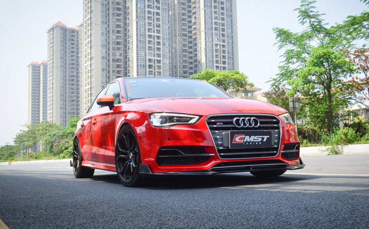 CMST Carbon Fiber Front Lip for Audi A3 S-Line S3 2014 - 2016