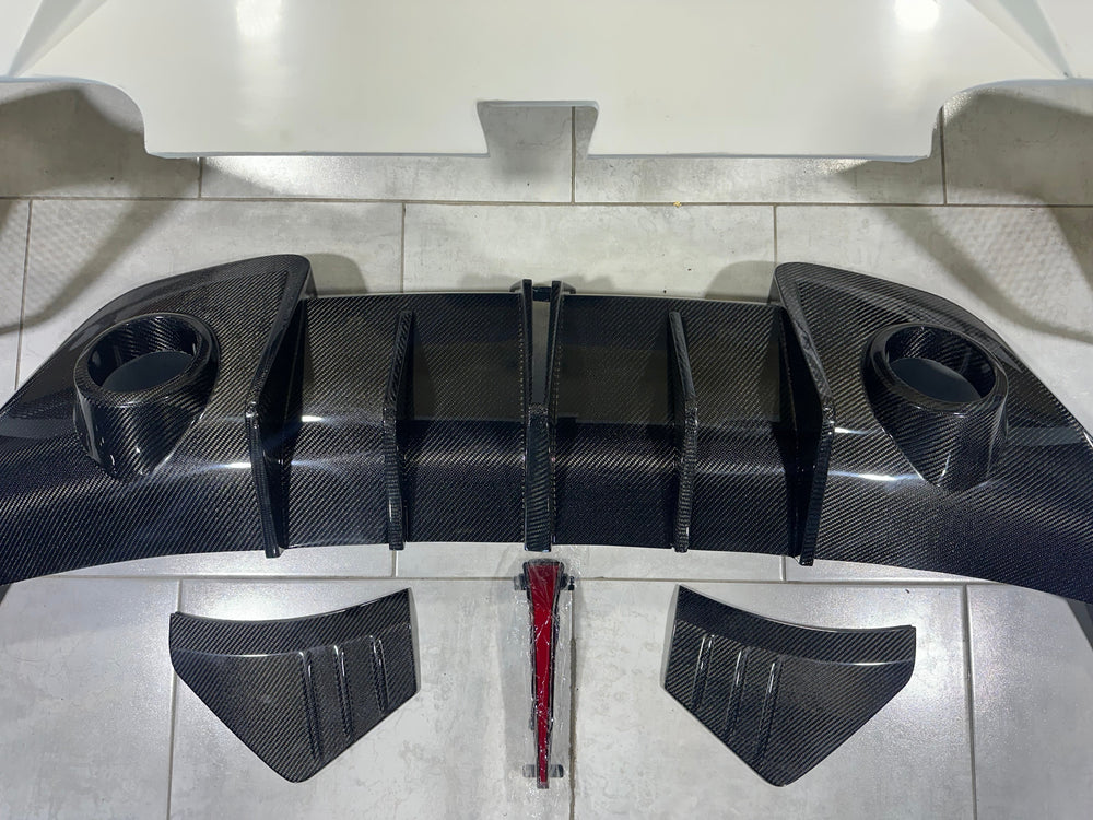 Robot "SHINNING" Narrow Body Rear Bumper & Diffuser For Toyota GR86 Subaru BRZ