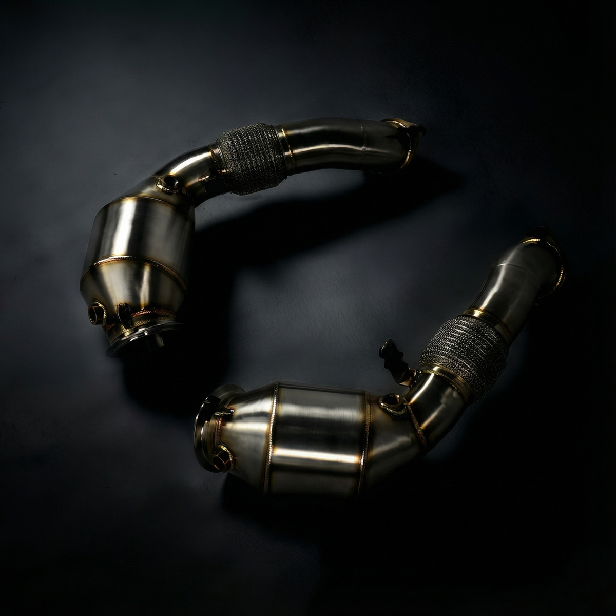 BMW X5M (E70) / X6M (E71) 2008-2017 S63 4.4T V8 Catless Downpipes | AME Motorsport