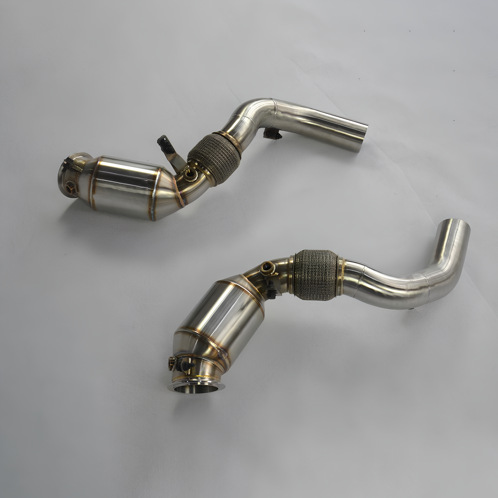 AME exhaust downpipe for BMW F85/F86 2015-2018 X5M/X6M 4.4T