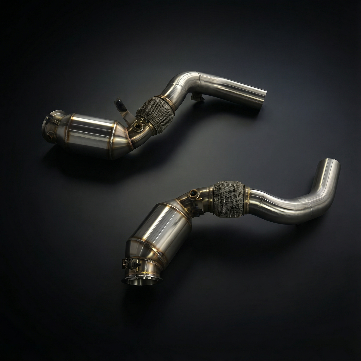 BMW X5M (F85) / X6M (F86) 2015-2018 S63 4.4T V8 Catless Downpipes | AME Motorsport