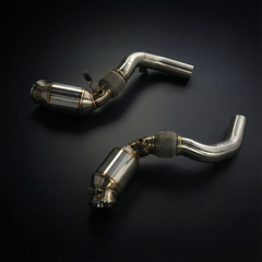 BMW X5M (F85) / X6M (F86) 2015-2018 S63 4.4T V8 Catless Downpipes | AME Motorsport